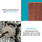 Climatizador Portátil Moob by Ultra Ar 75L - 220v