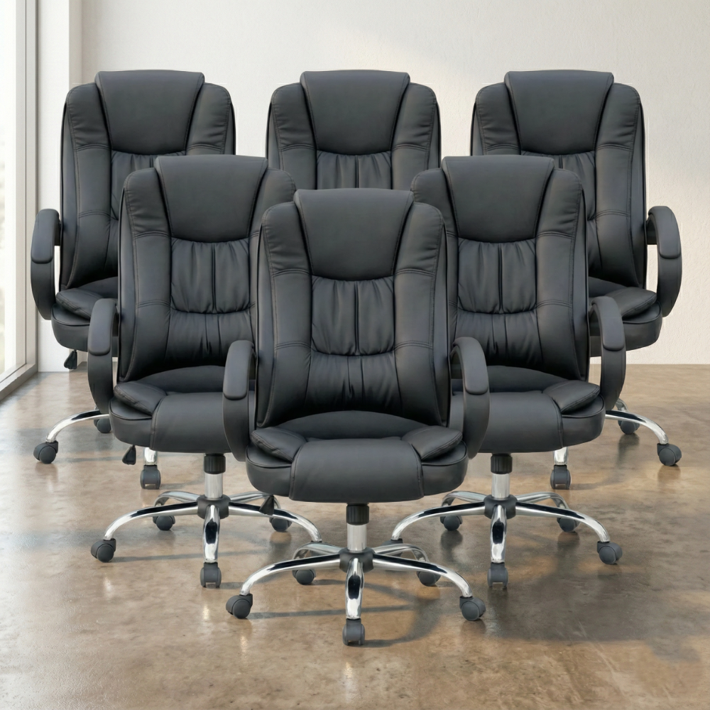 Conjunto Escritório com 6 Cadeiras Moob Nice