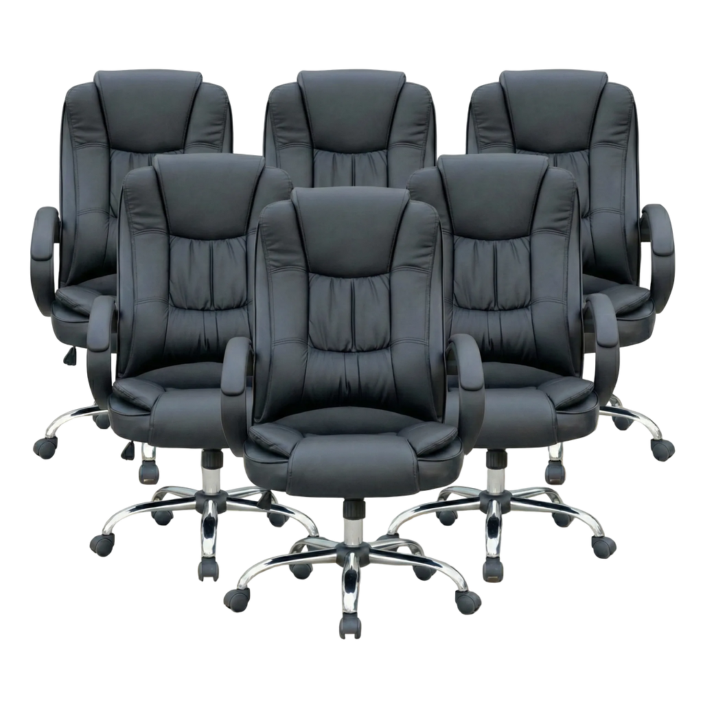 Conjunto Escritório com 6 Cadeiras Moob Nice