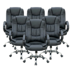 Conjunto Escritório com 6 Cadeiras Moob Nice