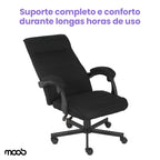 Cadeira Moob Vegas Presidente Preta