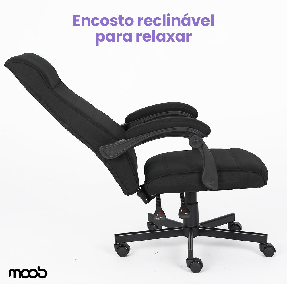 Cadeira Moob Vegas Presidente Preta