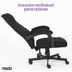 Cadeira Moob Vegas Presidente Preta
