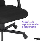 Cadeira Moob Vegas Presidente Preta