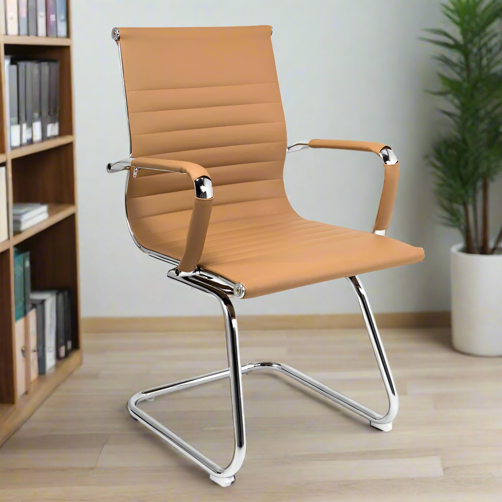 Cadeira Moob Boston Executiva Caramelo