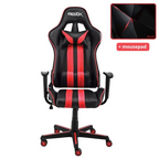 Kit Cadeira Gamer Moob Nitro com Mousepad Redragon Preto/Vermelho