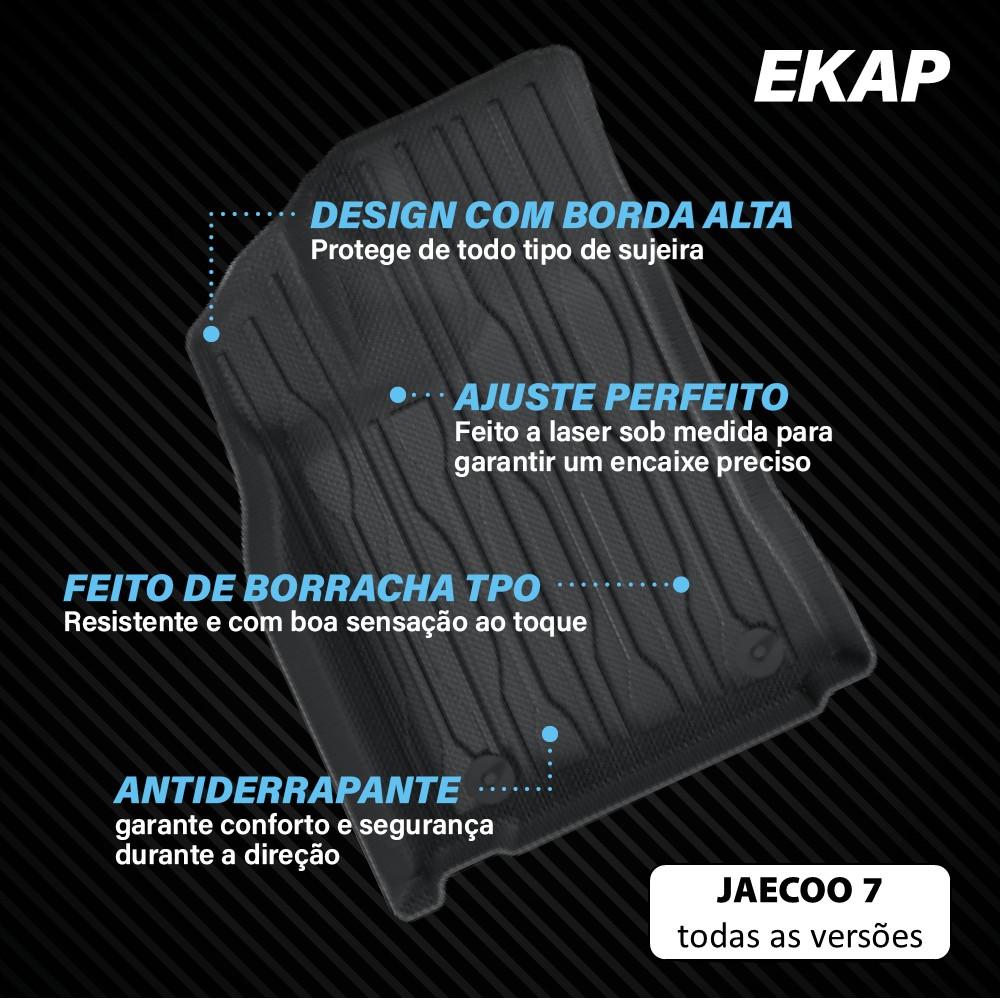 Tapete Bandeja - Chery Jaecoo 7 (4 Pçs 3D)