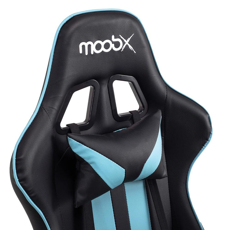 Kit Cadeira Gamer Moob Nitro com Mousepad Redragon Preto/Azul