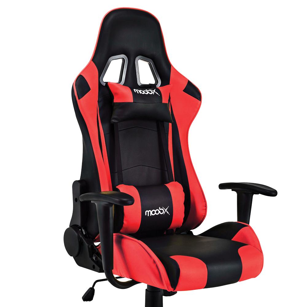 Cadeira Gamer Moob GT Racer Preto/Vermelho