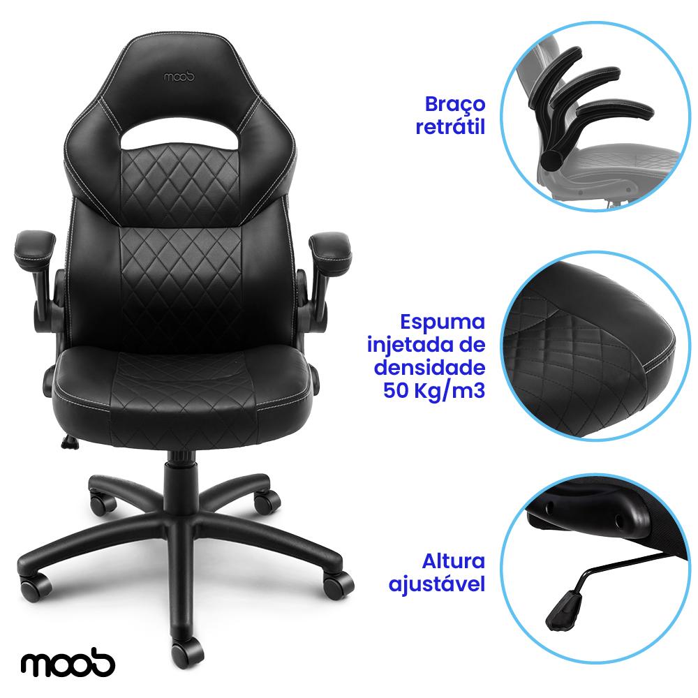 Cadeira Gamer Moob Horizon Preta