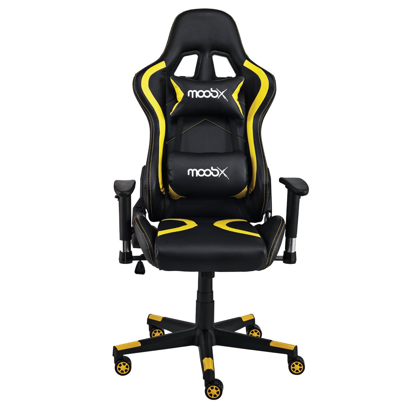 Cadeira Gamer Moob Thunder Preto/Amarelo