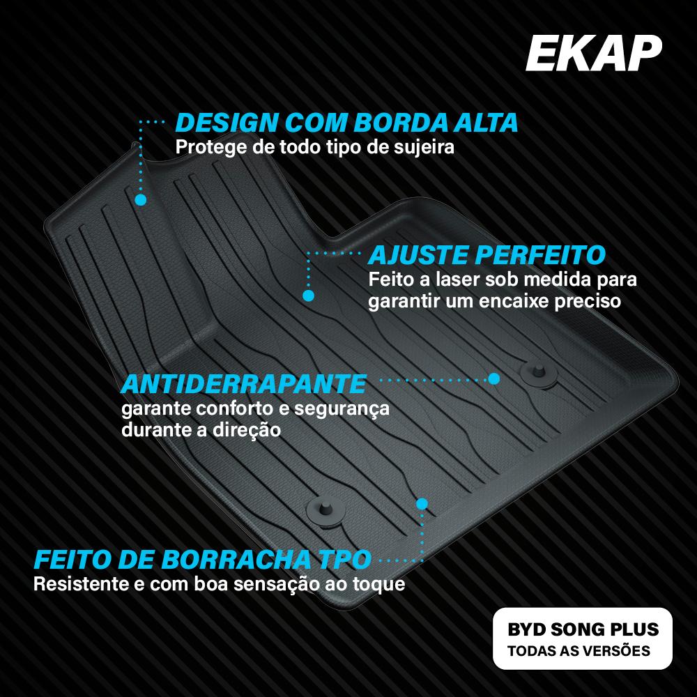 Tapete Bandeja BYD Song Plus (3 Pçs) - Ekap