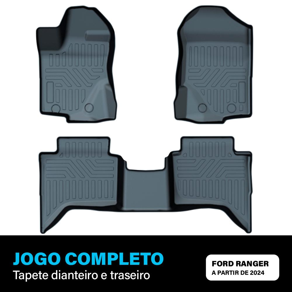 Tapete Bandeja Ford Ranger (3 Pçs) - Ekap