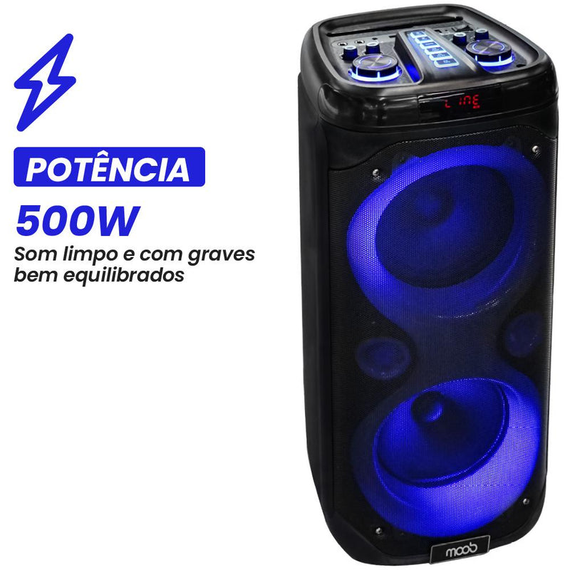 Caixa de Som Moob Wave Amplificada