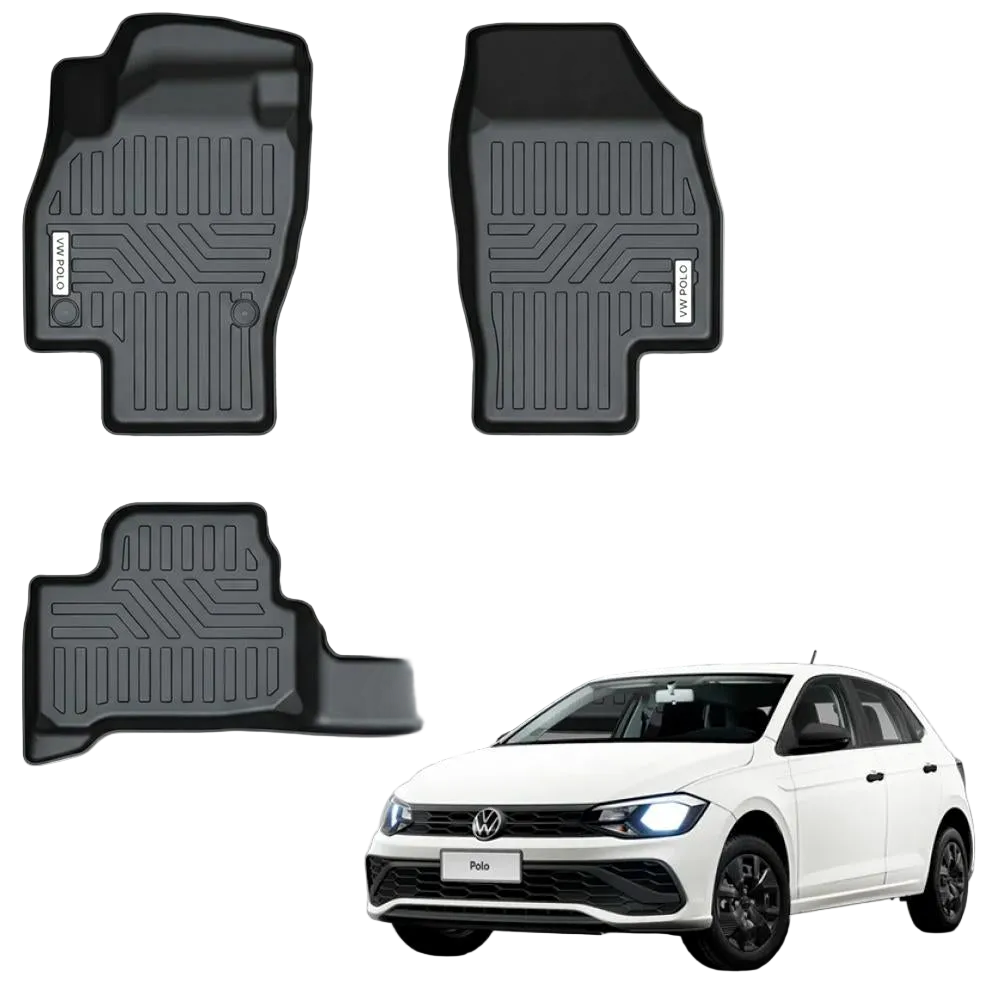 Tapete Bandeja - Volkswagen Polo (3 Pçs 3D)