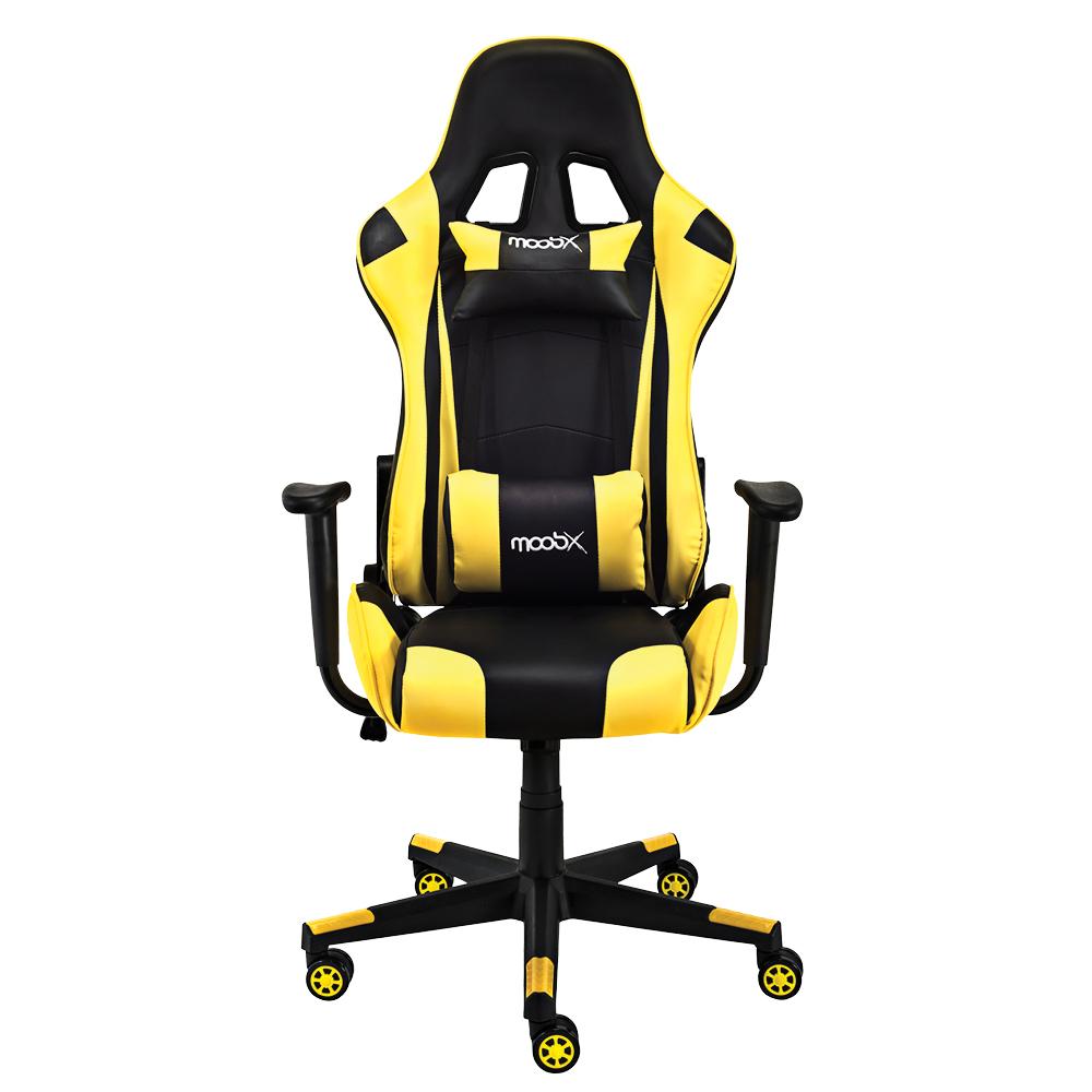 Cadeira Gamer Moob GT Racer Preto/Amarelo