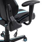 Kit Cadeira Gamer Moob Nitro com Mousepad Redragon Preto/Azul
