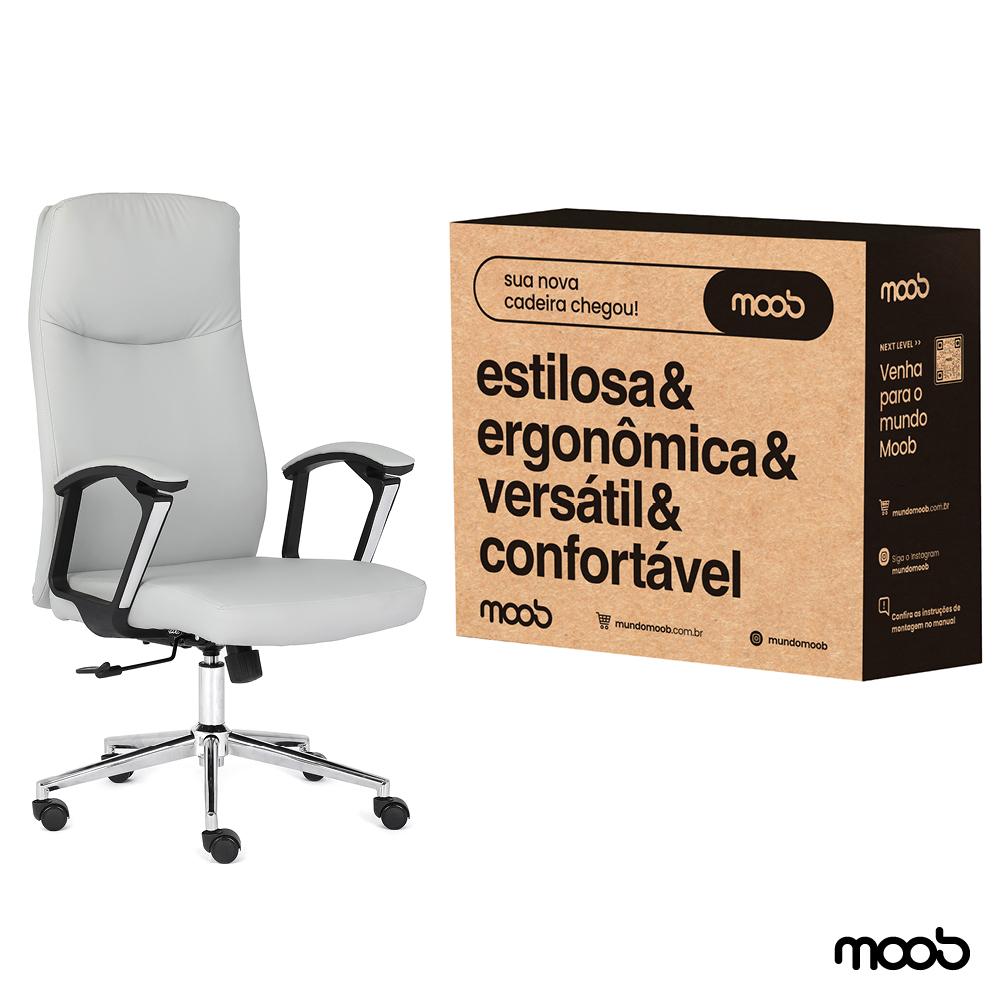 Cadeira Moob Lisboa Presidente Cinza
