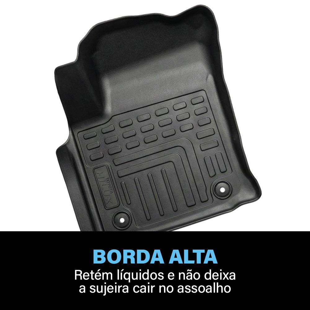 Tapete Bandeja - Toyota Hilux (3 Pçs 3D)