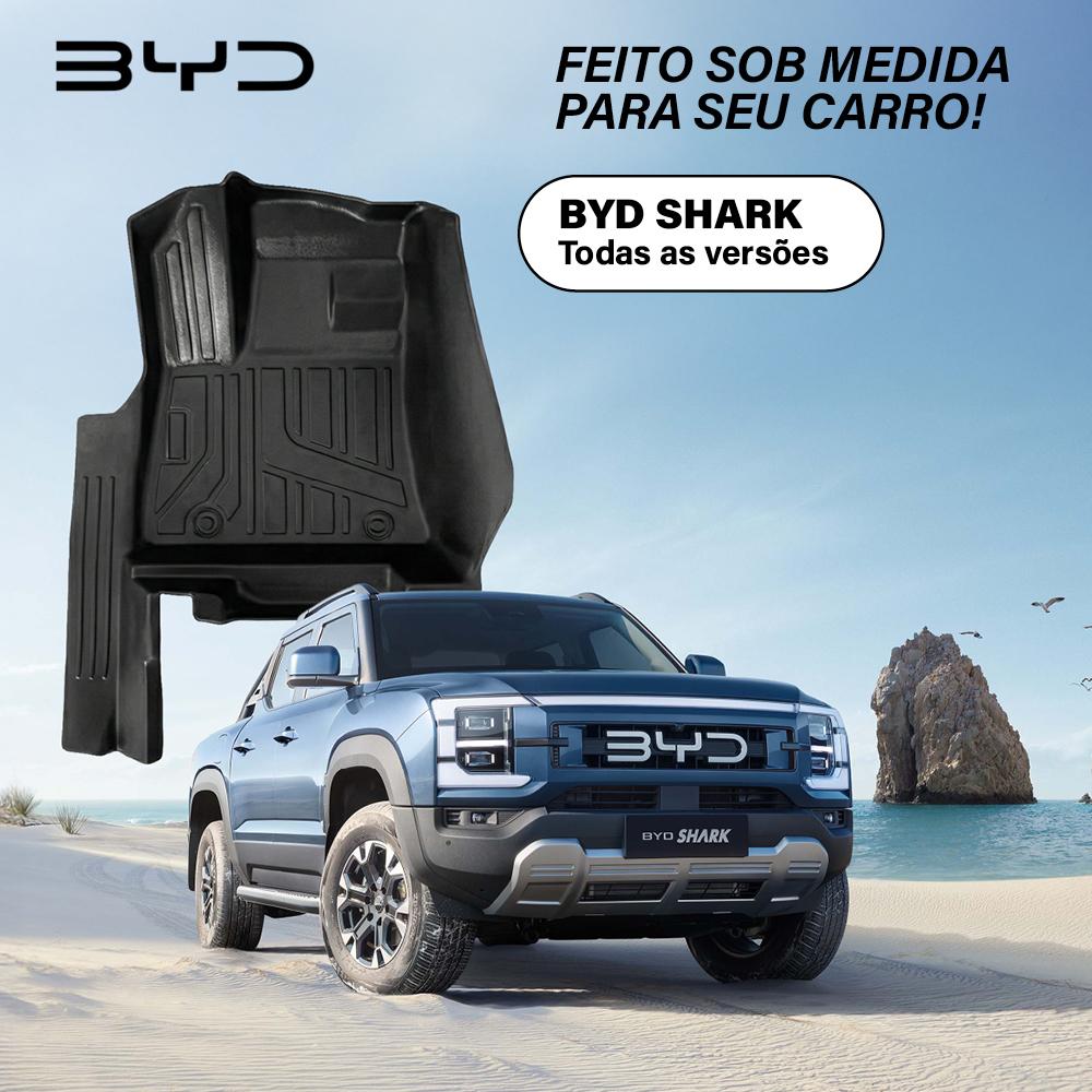Tapete Bandeja - BYD Shark (3 Pçs 5D)