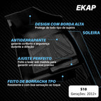 Tapete Bandeja - Chevrolet S10 (3 Pçs 3D)