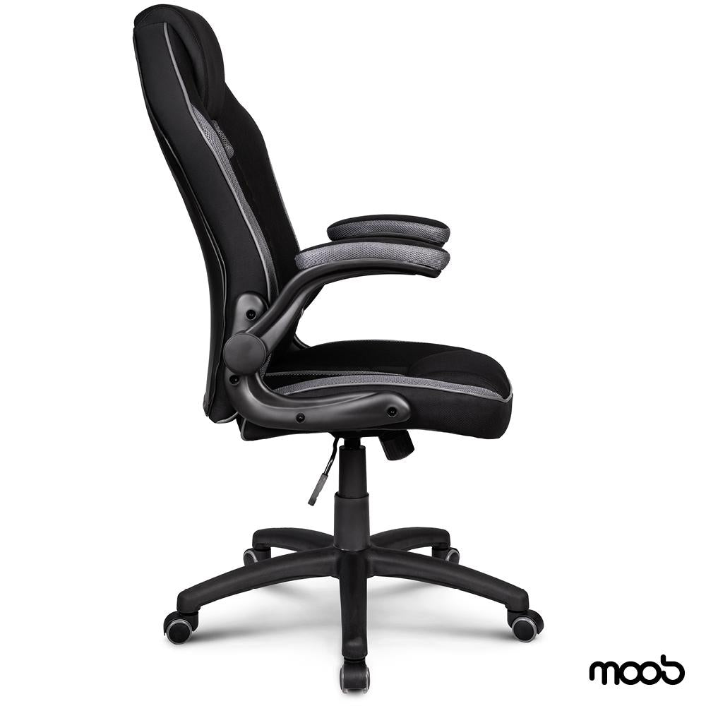 Cadeira Gamer Moob Force Preto/Cinza