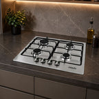 Cooktop Moob Aço Inox 4 Bocas - Bivolt