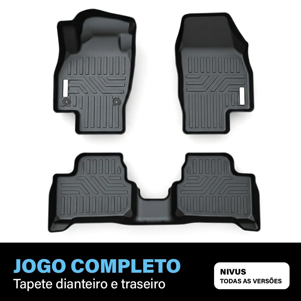 Tapete Bandeja - Volkswagen Nivus (3 Pçs 3D)