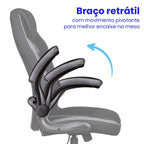 Cadeira Gamer Moob Force Preto/Vermelho