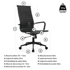 Cadeira Moob Boston Presidente Black