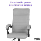 Cadeira Moob Vegas Presidente Cinza