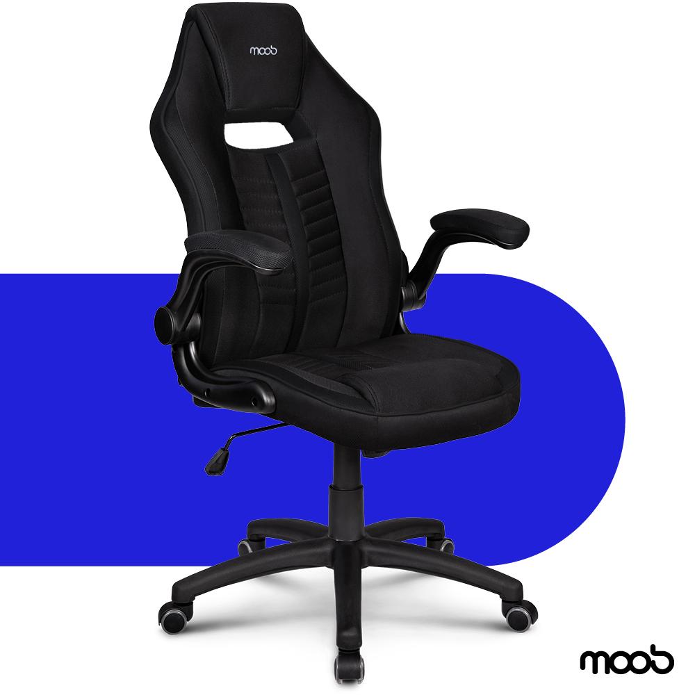 Cadeira Gamer Moob Force Giratória Preta