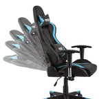 Cadeira Gamer Moob Thunder Preto/Azul