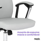 Cadeira Moob Lisboa Presidente Cinza