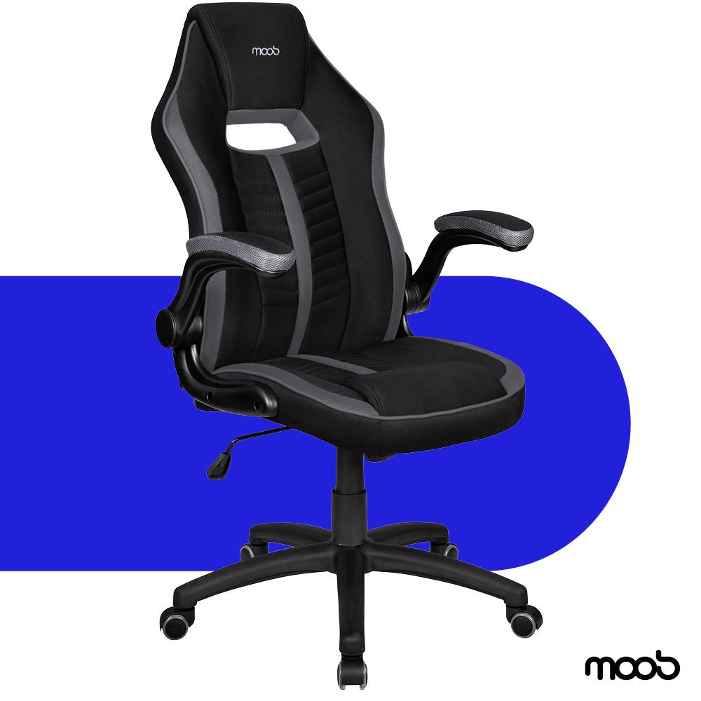Cadeira Gamer Moob Force Preto/Cinza