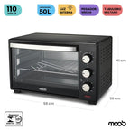 Forno Elétrico Bancada Moob 50 Litros - 127V