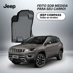 Tapete Bandeja - Jeep Compass (3 Pçs 3D)