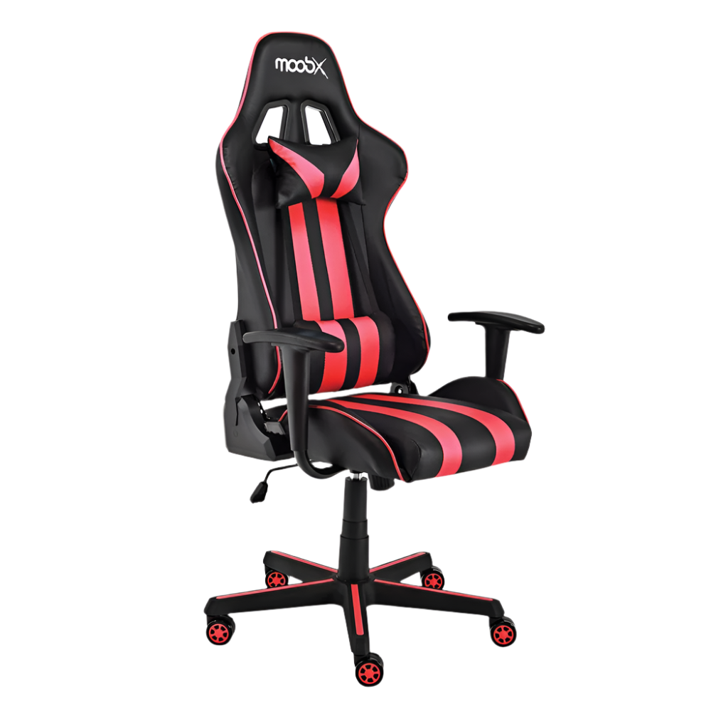 Cadeira Gamer Moob Nitro Preto/Vermelho