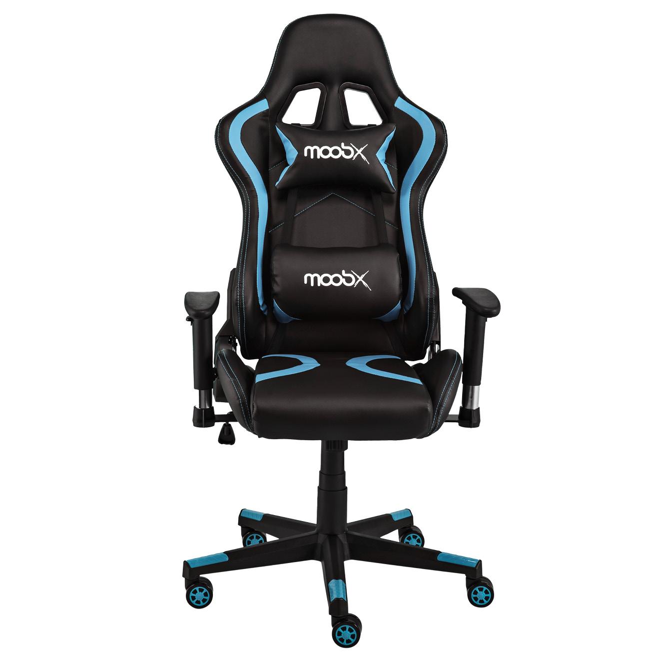 Cadeira Gamer Moob Thunder Preto/Azul