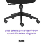 Cadeira Moob Tóquio Presidente Preta