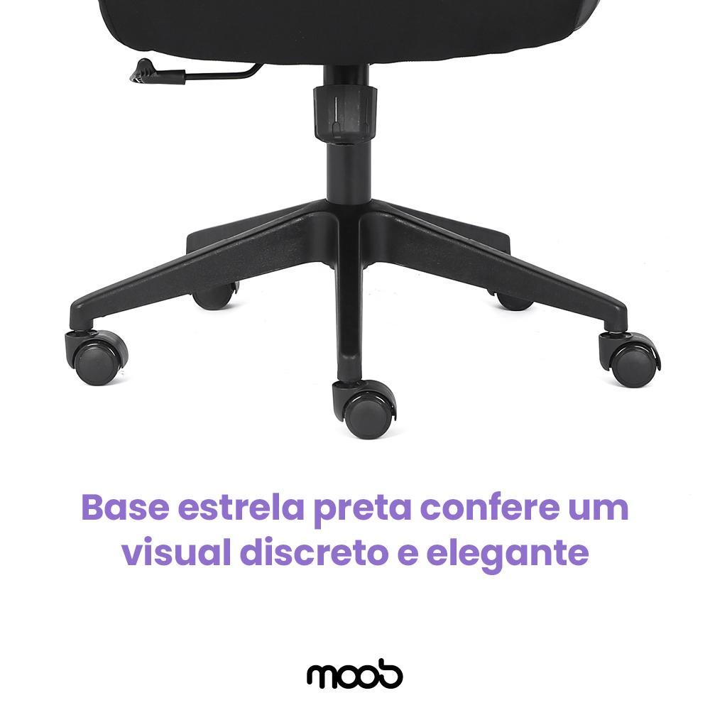 Cadeira Moob Tóquio Presidente Preta