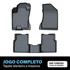 Tapete Bandeja - Jeep Compass (3 Pçs 3D)
