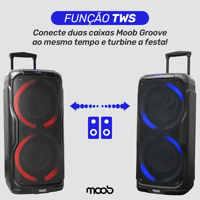 Caixa de Som Moob Groove Amplificada