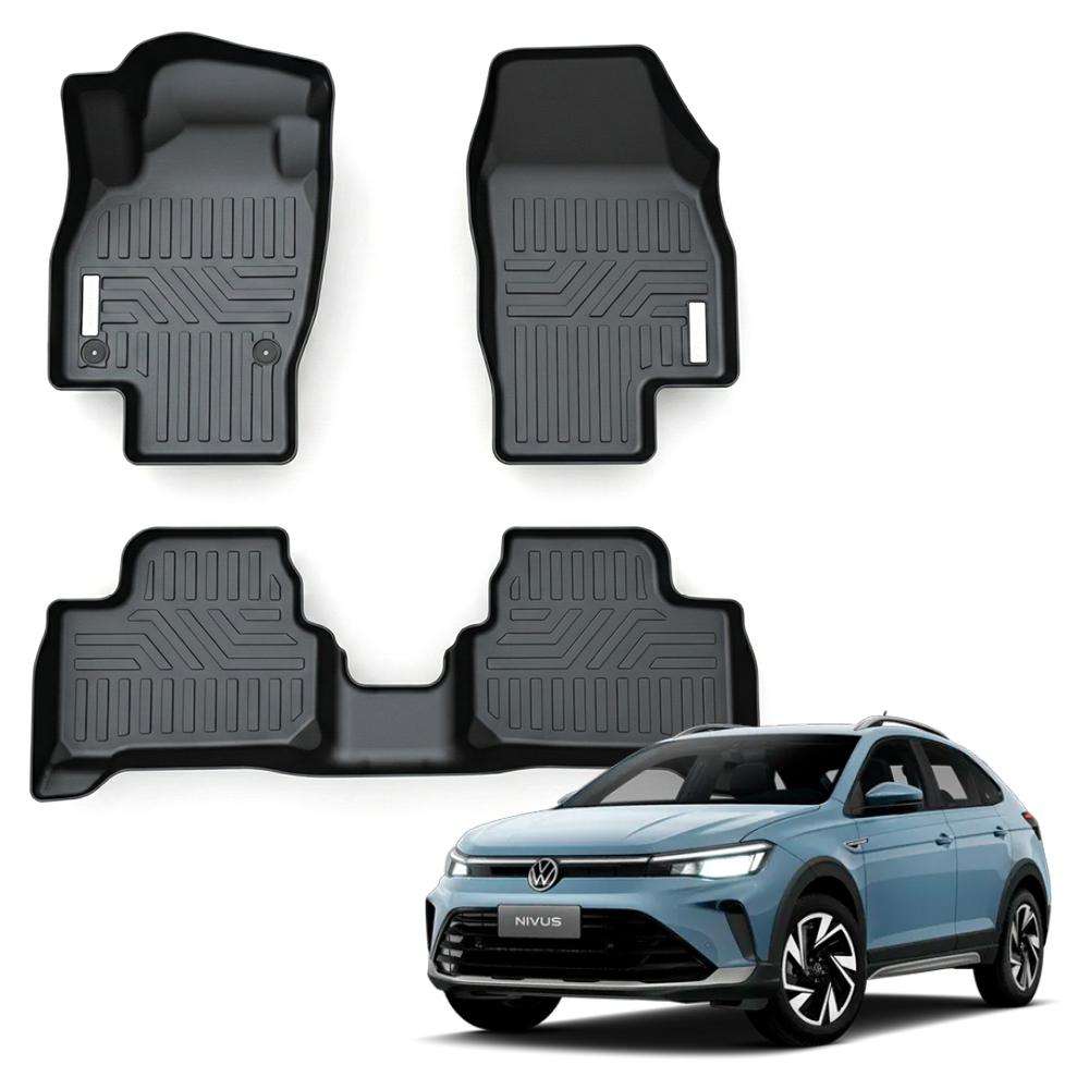Tapete Bandeja - Volkswagen Nivus (3 Pçs 3D)