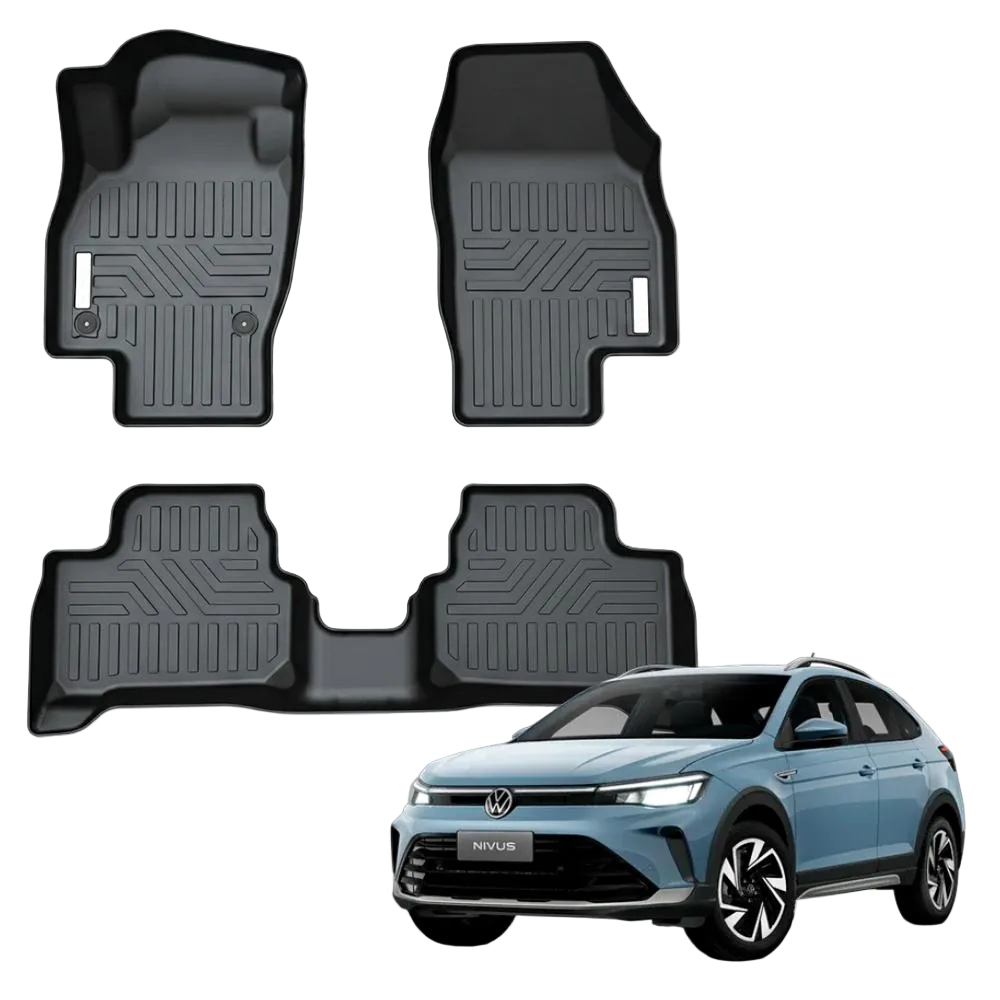 Tapete Bandeja - Volkswagen Nivus (3 Pçs 3D)