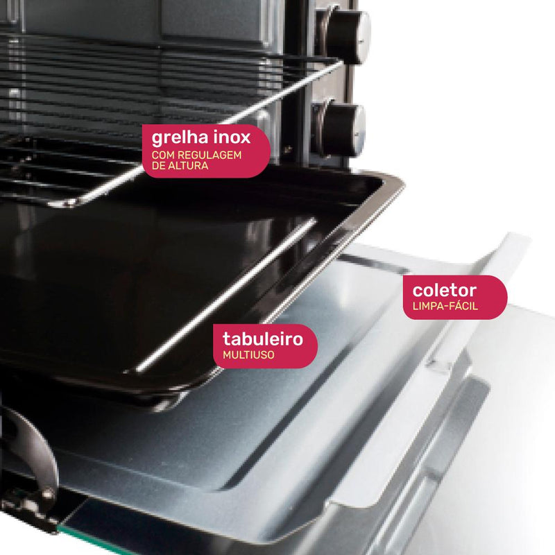 Forno Elétrico Moob 60 Litros - 220V