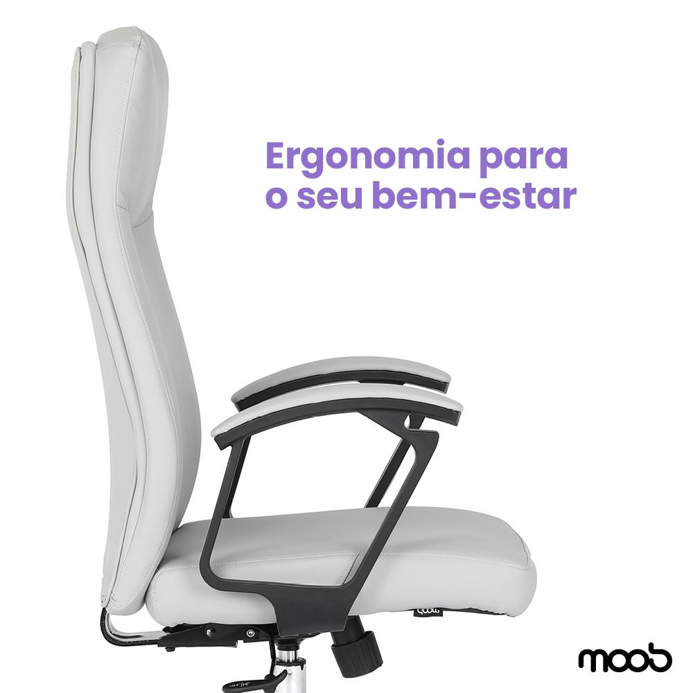 Cadeira Moob Lisboa Presidente Cinza
