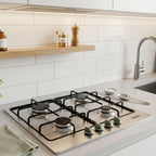 Cooktop Moob Aço Inox 4 Bocas - Bivolt