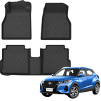 Tapete Bandeja - Nissan Kicks (3 Pçs 3D)