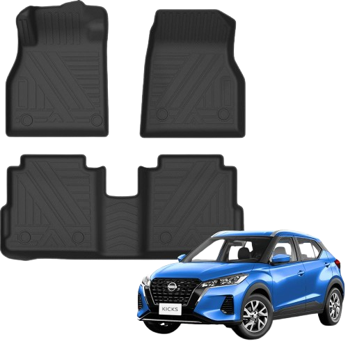 Tapete Bandeja - Nissan Kicks (3 Pçs 3D)